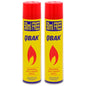 Gas para Mecheros 300 ml con 5 Adaptadores para Recargar Encendedores y Mecheros