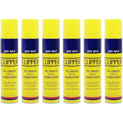 Clipper - Gas para Mecheros 300 ml con Adaptadores para Recargar Encendedores y Mecheros