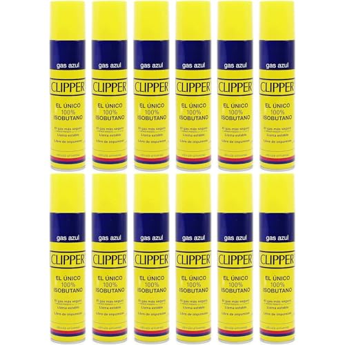 Clipper - Gas para Mecheros 300 ml con Adaptadores para Recargar Encendedores y Mecheros