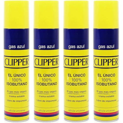 Clipper - Gas para Mecheros 300 ml con Adaptadores para Recargar Encendedores y Mecheros