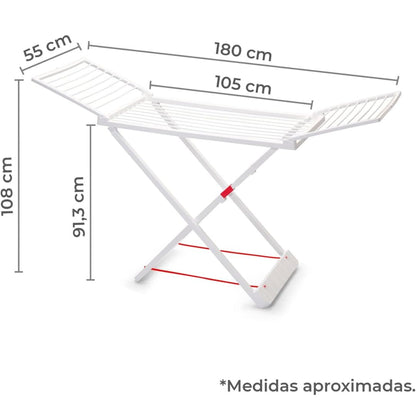 Tendedero Blanco Plegable