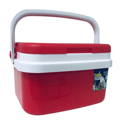 Nevera Portátil Térmica, Rojo y Blanco