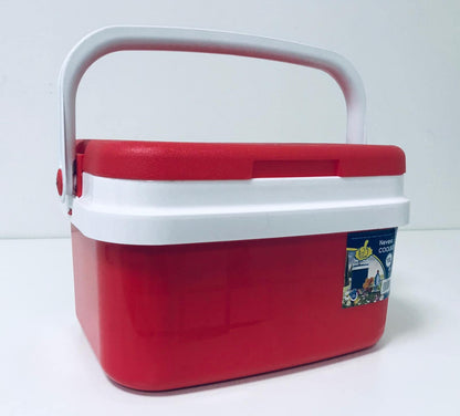 Nevera Portátil Térmica, Rojo y Blanco