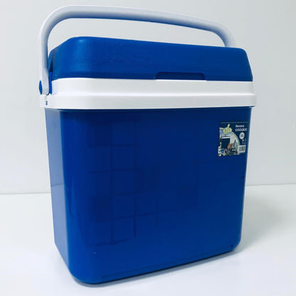Nevera Portátil Térmica, Azul y Blanco