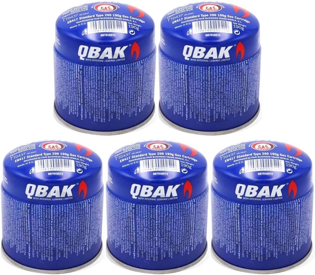 Pack 5 Bombonas de Gas 190gr