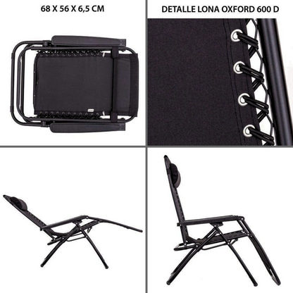 Tumbona Plegable de Exterior